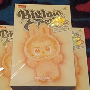 Pop Mart Bigto Enerji Plush Pendant - Cream